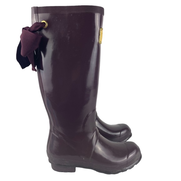 Joules Womens Tom Joule Ribbon Bow Rain Boots Size US 6 / UK4 - Picture 3 of 16